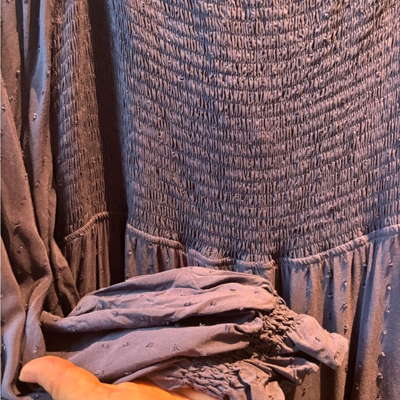 Penelope Rose Textured Maxi Dress with Long Sleeves- FP look a like - Picture 4 of 6